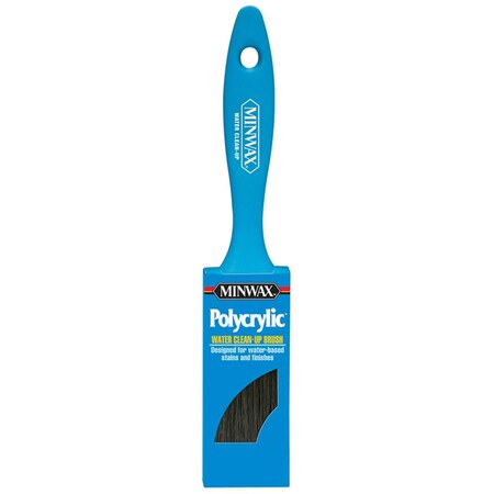 Minwax 2 in. Polycrylic Flat Nylon Polyester Paint Brush MI4867